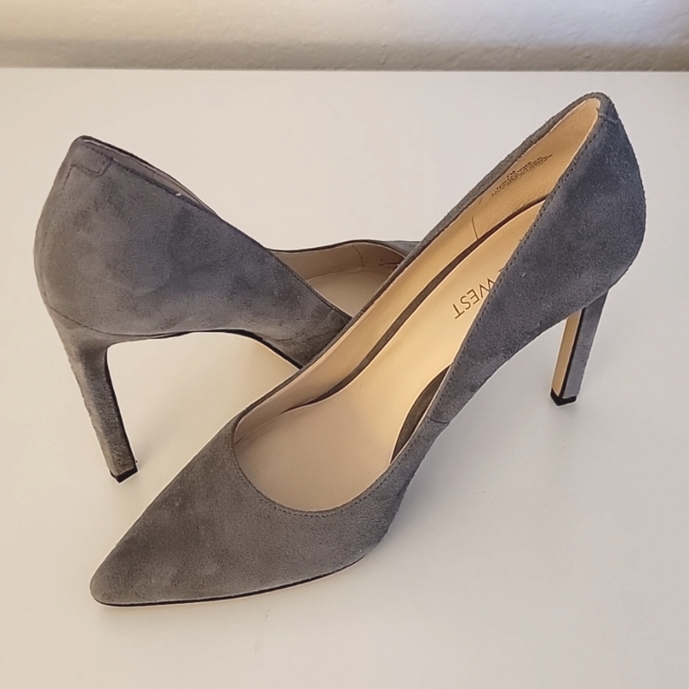 Nine West Tatiana Pointed Toe Pumps - Grey